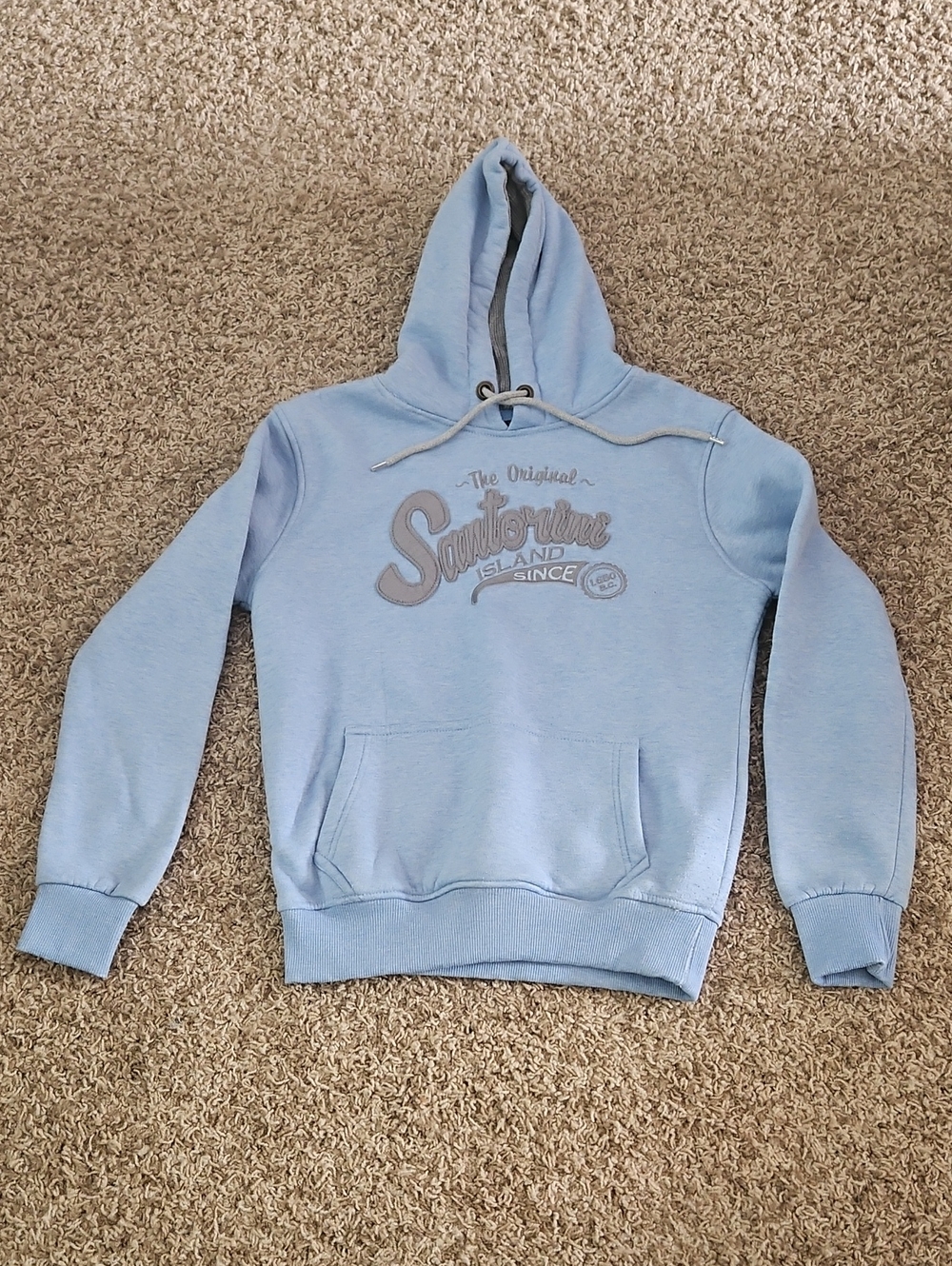 Light Blue Kids Hoodie Sweatshirt
